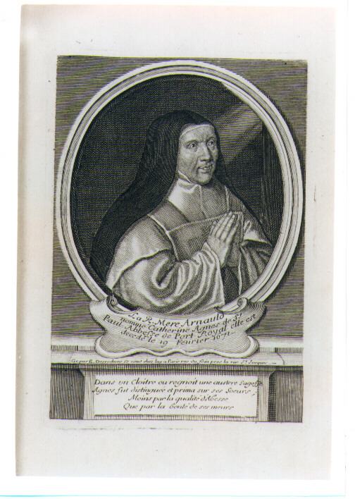 ritratto d'uomo (stampa) di Desrochers Etienne Jehandier (sec. XVIII)