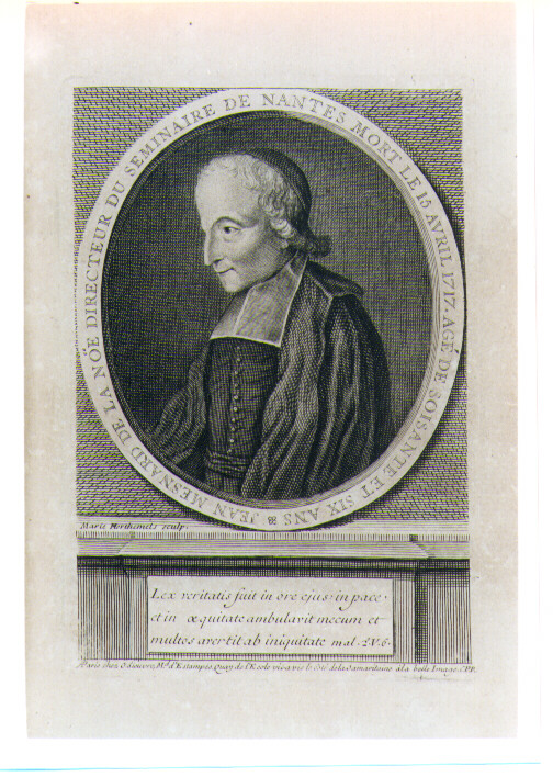 ritratto d'uomo (stampa) di Hortemels Marie Anne Hycinthe (sec. XVIII)
