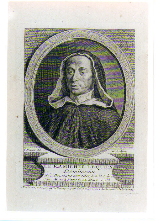 ritratto d'uomo (stampa) di Dupuis Charles (sec. XVIII)