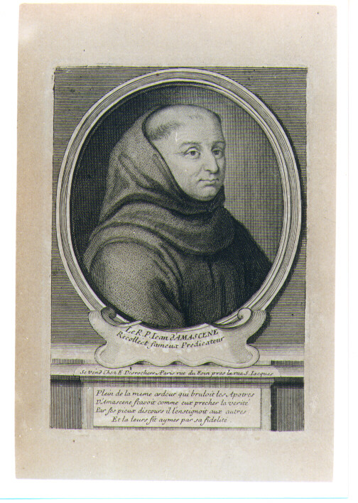 ritratto d'uomo (stampa) di Desrochers Etienne Jehandier (sec. XVIII)