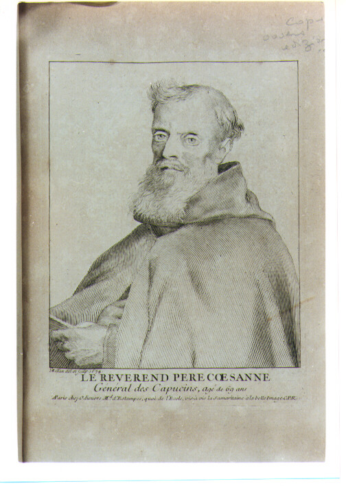 ritratto d'uomo (stampa) di Mellan Claude (sec. XVII)