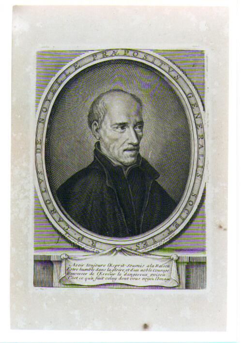ritratto d'uomo (stampa) di Desrochers Etienne Jehandier (sec. XVIII)