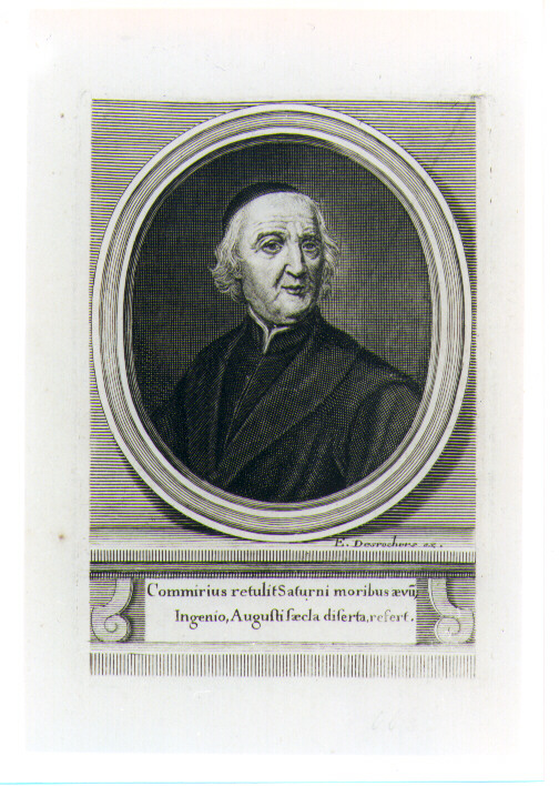 ritratto d'uomo (stampa) di Desrochers Etienne Jehandier (CERCHIA) (sec. XVIII)