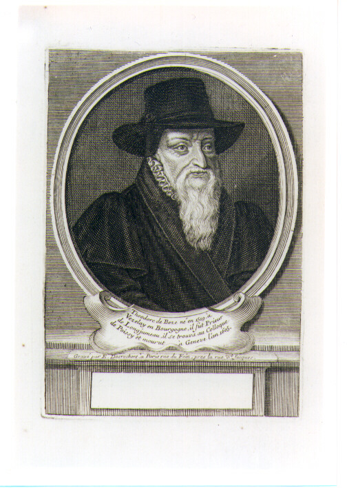 ritratto d'uomo (stampa) di Desrochers Etienne Jehandier (sec. XVIII)