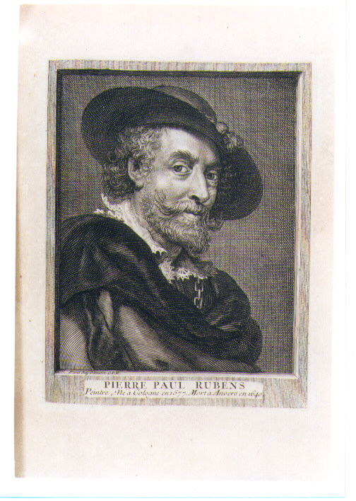 ritratto d'uomo (stampa) di Odieuvre Michel (CERCHIA) (sec. XVIII)