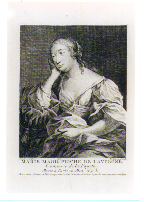 ritratto di donna (stampa) di Fessard Etienne, Elle Louis Ferdinand il Vecchio (sec. XVIII)