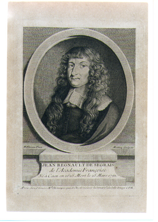 ritratto d'uomo (stampa) di Flamen Albert (sec. XVIII)