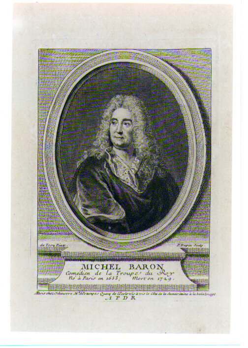 ritratto d'uomo (stampa) di Dupin Pierre, De Troy Jean François (sec. XVIII)