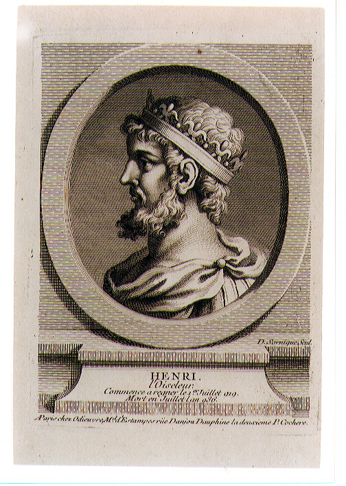ritratto d'uomo (stampa) di Sornique Dominique (sec. XVIII)