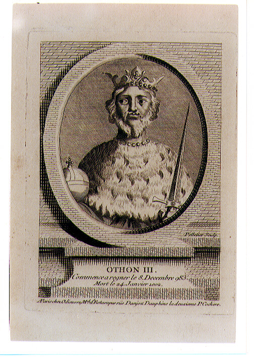 ritratto d'uomo (stampa) di Pelletier Jean (sec. XVIII)