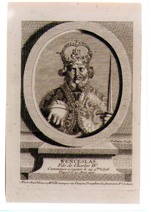 ritratto d'uomo (stampa) di Pelletier Jean (sec. XVIII)