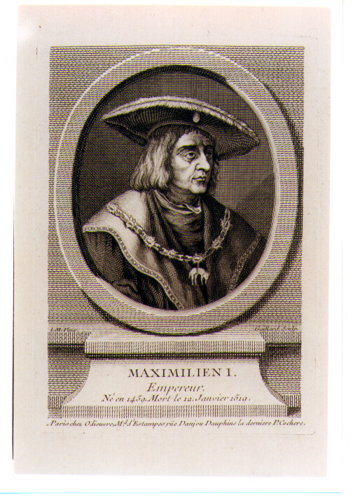 ritratto d'uomo (stampa) di Gaillard René (sec. XVIII)