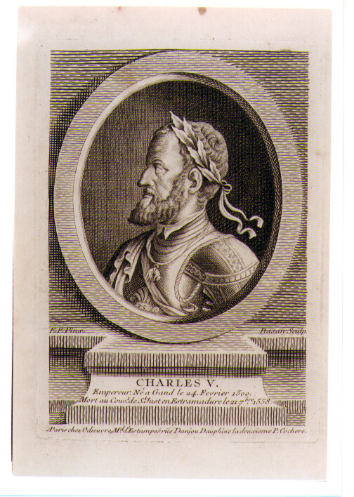 ritratto d'uomo (stampa) di Basan Pierre François (sec. XVIII)