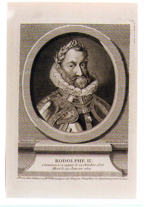 ritratto d'uomo (stampa) di Gaillard René, Soutman Pieter Claesz (sec. XVIII)