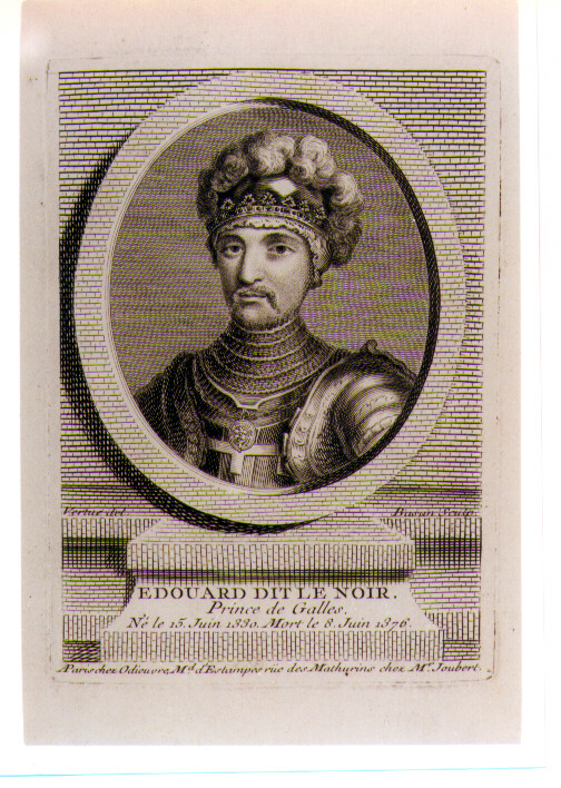 ritratto d'uomo (stampa) di Vertue George, Basan Pierre François (sec. XVIII)
