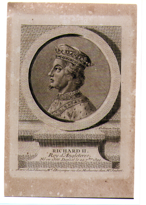 ritratto d'uomo (stampa) di Pelletier Jean (sec. XVIII)