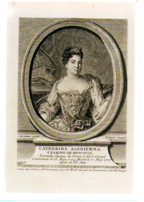 ritratto di donna (stampa) di Nattier Jean Marc, Dupin Pierre (sec. XVIII)