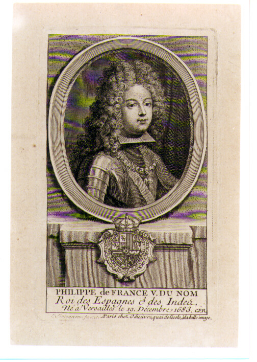 ritratto d'uomo (stampa) di Simonneau Charles Louis il Vecchio (sec. XVIII)