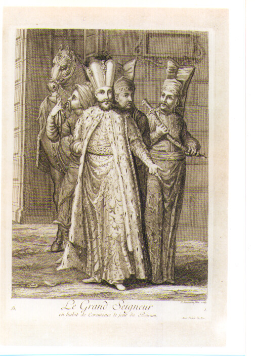 ritratto d'uomo (stampa) di Simonneau Philippe (sec. XVIII)