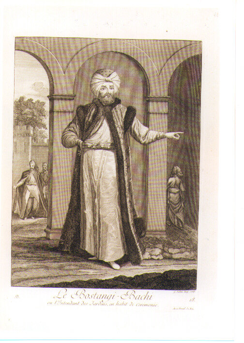 figura maschile (stampa) di Scotin Gerard Jean Baptiste I (sec. XVIII)