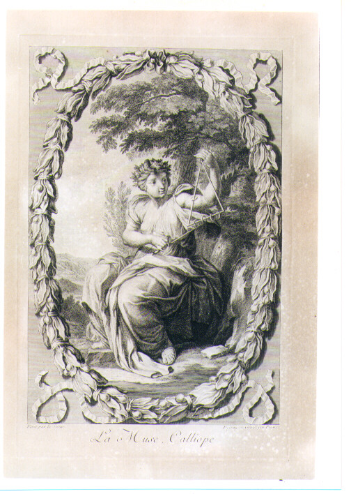 CALLIOPE (stampa) di Le Sueur Eustache, Picart Bernard (sec. XVIII)