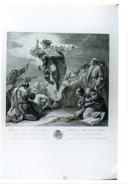 ASCENSIONE DI CRISTO (stampa) di Ricci Sebastiano, Punt Charles, Hutin Charles François (sec. XVIII)