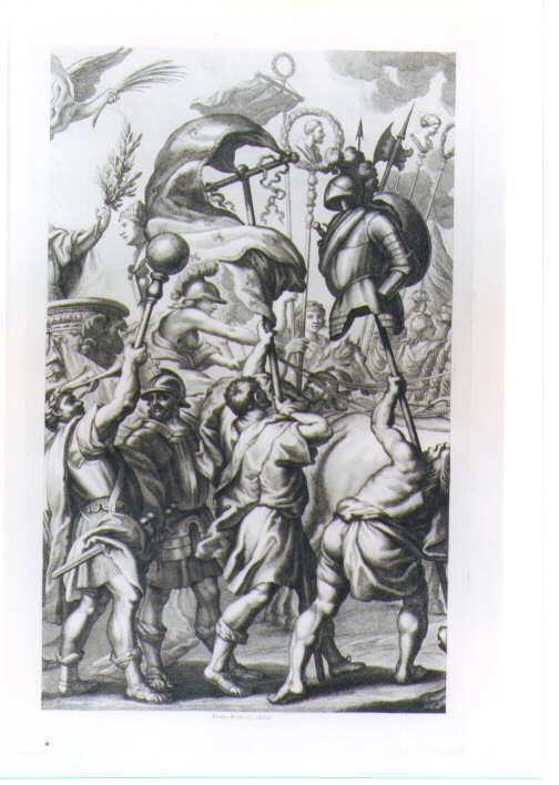 ENTRATA DI CARLO V A FIRENZE (stampa) di Rubens Pieter Paul, Lorenzini Giovanni Antonio detto Fra Antonio, Petrucci Francesco (sec. XVII)