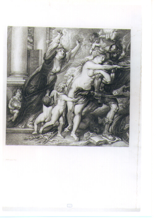 ALLEGORIA DEGLI ORRORI DELLA GUERRA (stampa) di Rubens Pieter Paul, Gregori Ferdinando (sec. XVIII)