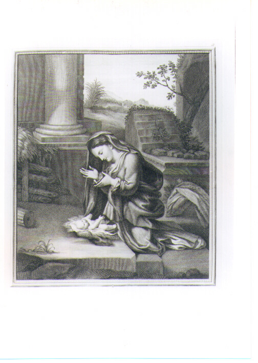 natività di Gesù (stampa) - ambito toscano (fine/inizio secc. XVII/ XVIII)