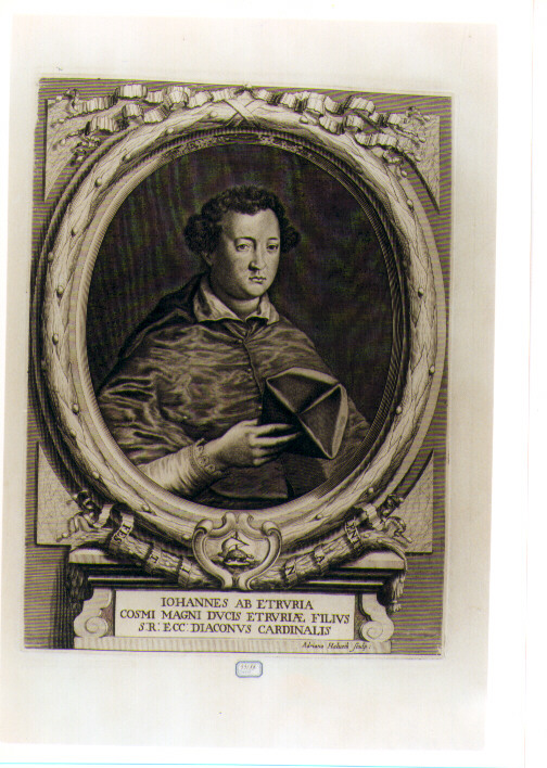 RITRATTO DEL CARDINALE GIOVANNI DE' MEDICI (stampa) di Haelwegh Adriaen (sec. XVIII)