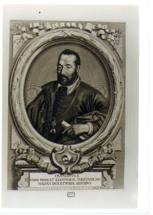 RITRATTO DI FRANCESCO I DE' MEDICI (stampa) di Haelwegh Adriaen (sec. XVIII)