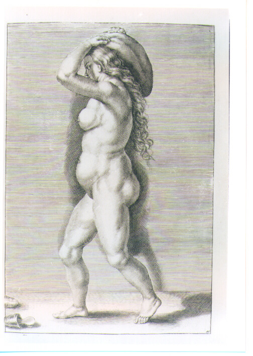 FIGURA FEMMINILE (stampa) di De Lairesse Gèrard (CERCHIA) (sec. XVIII)