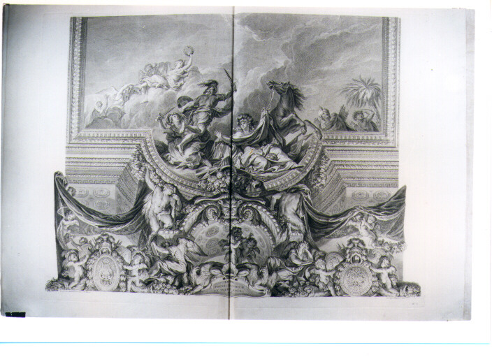 PRESA DI MAASTRICHT (stampa) di Lebrun Charles, Dupuis Nicolas Gabriel, Masse Jean Baptiste (sec. XVIII)