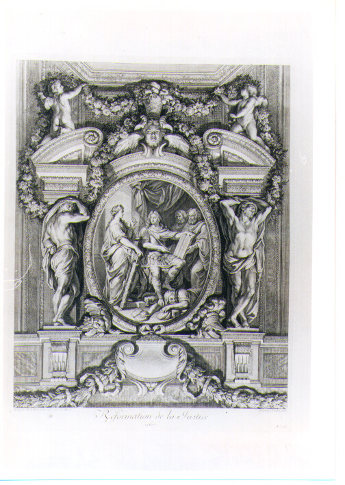 RIFORMA DELLA GIUSTIZIA (stampa) di Lebrun Charles, Tardieu Nicolas Henri, Masse Jean Baptiste (sec. XVIII)