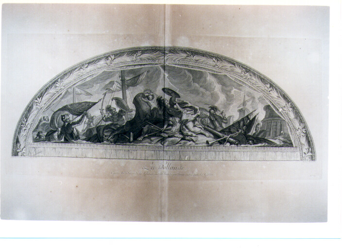 ALLEGORIA DELL'OLANDA (stampa) di Lebrun Charles, Tardieu Nicolas Henri, Masse Jean Baptiste (sec. XVIII)