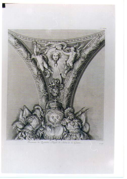 ELEMENTI DECORATIVI (stampa) di Lebrun Charles, Masse Jean Baptiste (sec. XVIII)