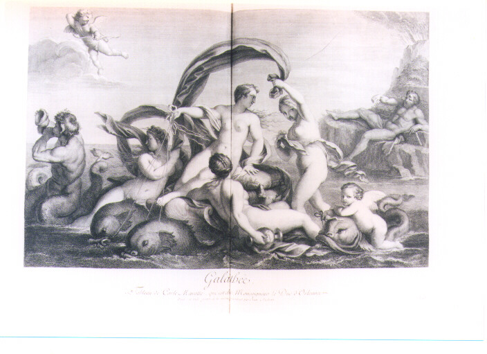 GALATEA (stampa) di Maratta Carlo, Audran Jean (sec. XVIII)