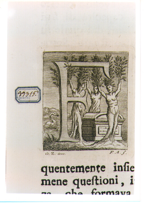CAPOLETTERA F CON PIANTO DELLE SORELLE DI FETONTE (stampa) di Zocchi Giuseppe, Allegrini Francesco (sec. XVIII)