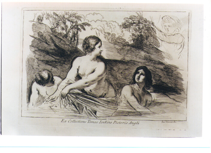 BAGNANTI (stampa) di Barbieri Giovan Francesco detto Guercino (attribuito), Ottaviani Giovanni (sec. XVIII)