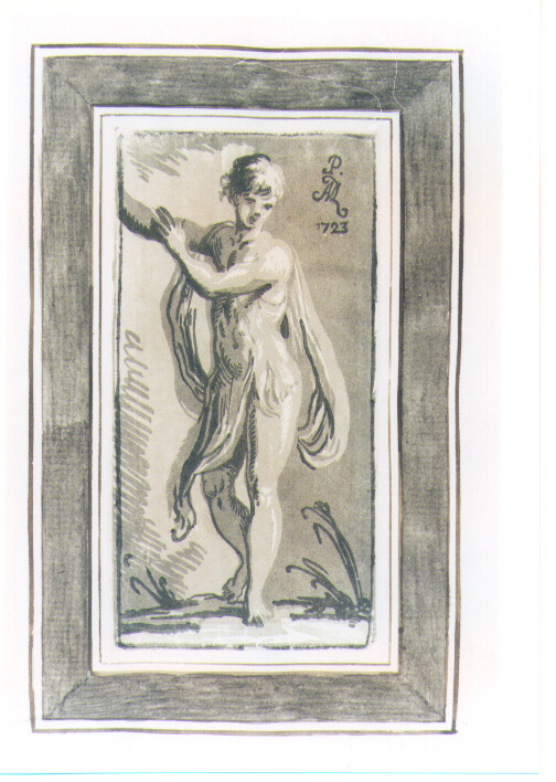 FIGURA DI FANCIULLO PANNEGGIATA (stampa a colori) di Zanetti Anton Maria, Mazzola Francesco detto Parmigianino (sec. XVIII)