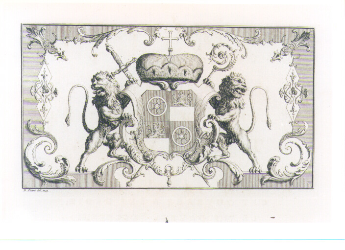 stemma gentilizio (stampa) di Picart Bernard (sec. XVIII)