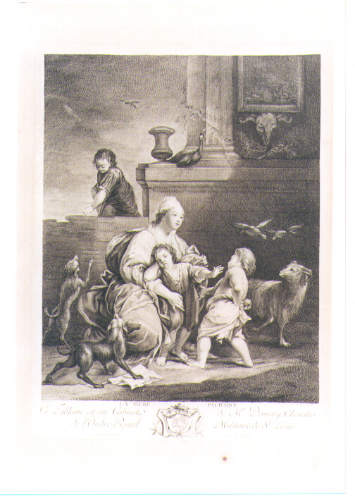 LITIGIO TRA FANCIULLI (stampa) di Lucas, Voyez Nicolas Joseph (sec. XVIII)