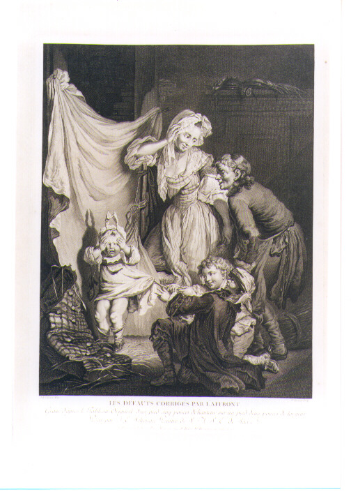 SCENA FAMILIARE (stampa) di Schenau Johan Eleazar Zeizig, Ouvrier Jean (sec. XVIII)