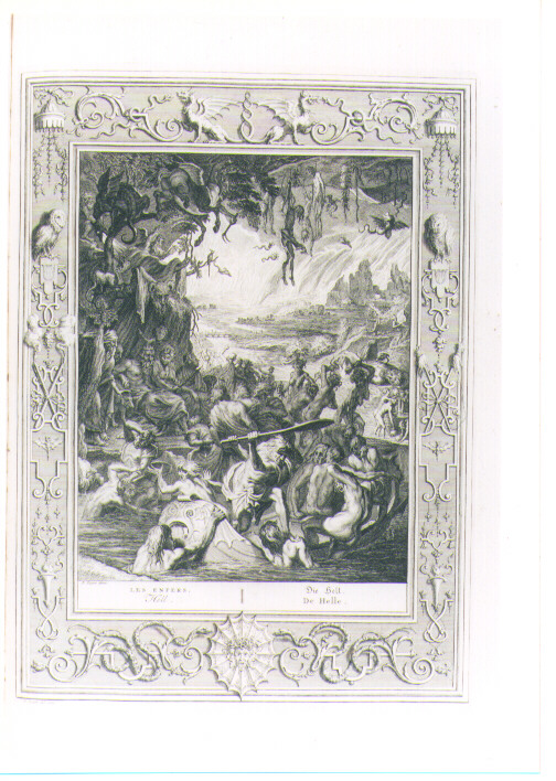 VEDUTA DELL'INFERNO (stampa) di Picart Bernard (CERCHIA) (sec. XVIII)