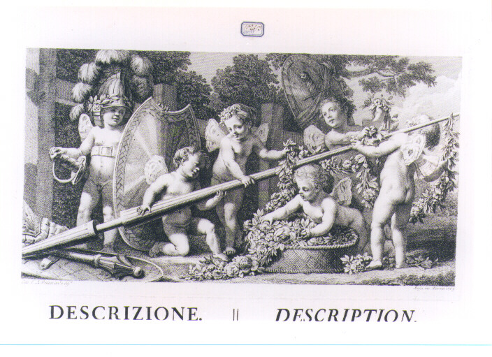 GIOCO DI PUTTI (stampa) di Petitot Ennemond Alexandre, Bossi Benigno (sec. XVIII)