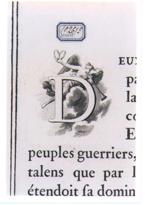 CAPOLETTERA D (stampa) - ambito parmense (sec. XVIII)