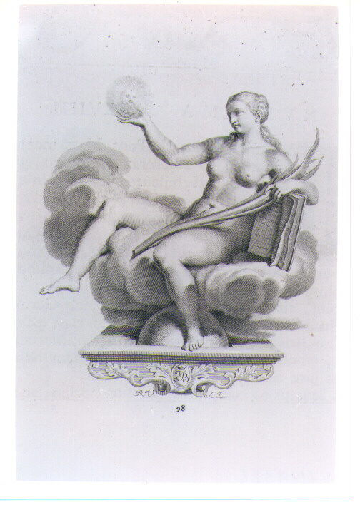 FIGURA ALLEGORICA FEMMINILE (stampa) di Van Audenaerde Robert (sec. XVIII)