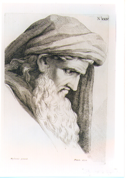ritratto d'uomo (stampa) di Guidi Tommaso detto Masaccio, Patch Thomas (sec. XVIII)