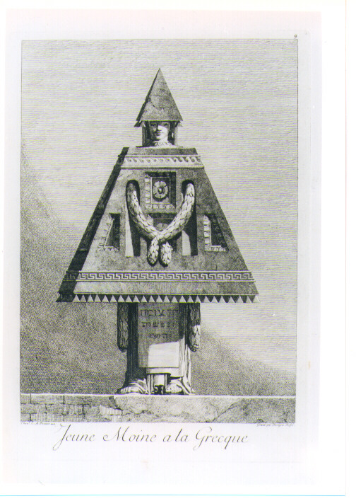 MASCHERATA ALLA GRECA: FRATE (stampa) di Petitot Ennemond Alexandre, Bossi Benigno (sec. XVIII)