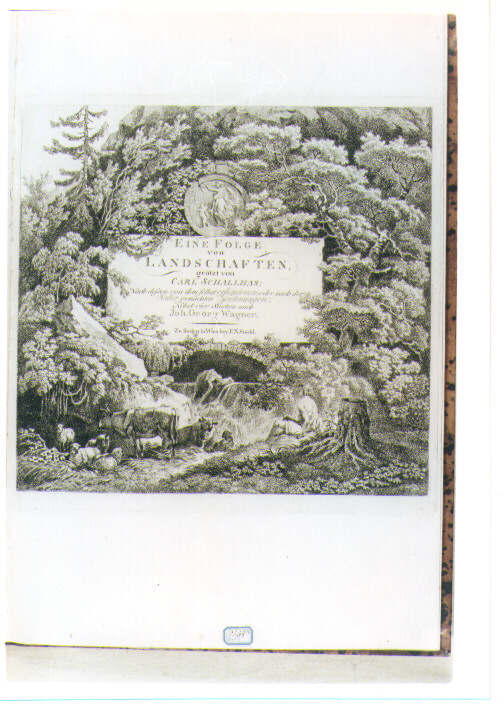 PAESAGGIO MONTANO (stampa) di Schallhas Carl Philipp (attribuito) (fine sec. XVIII)